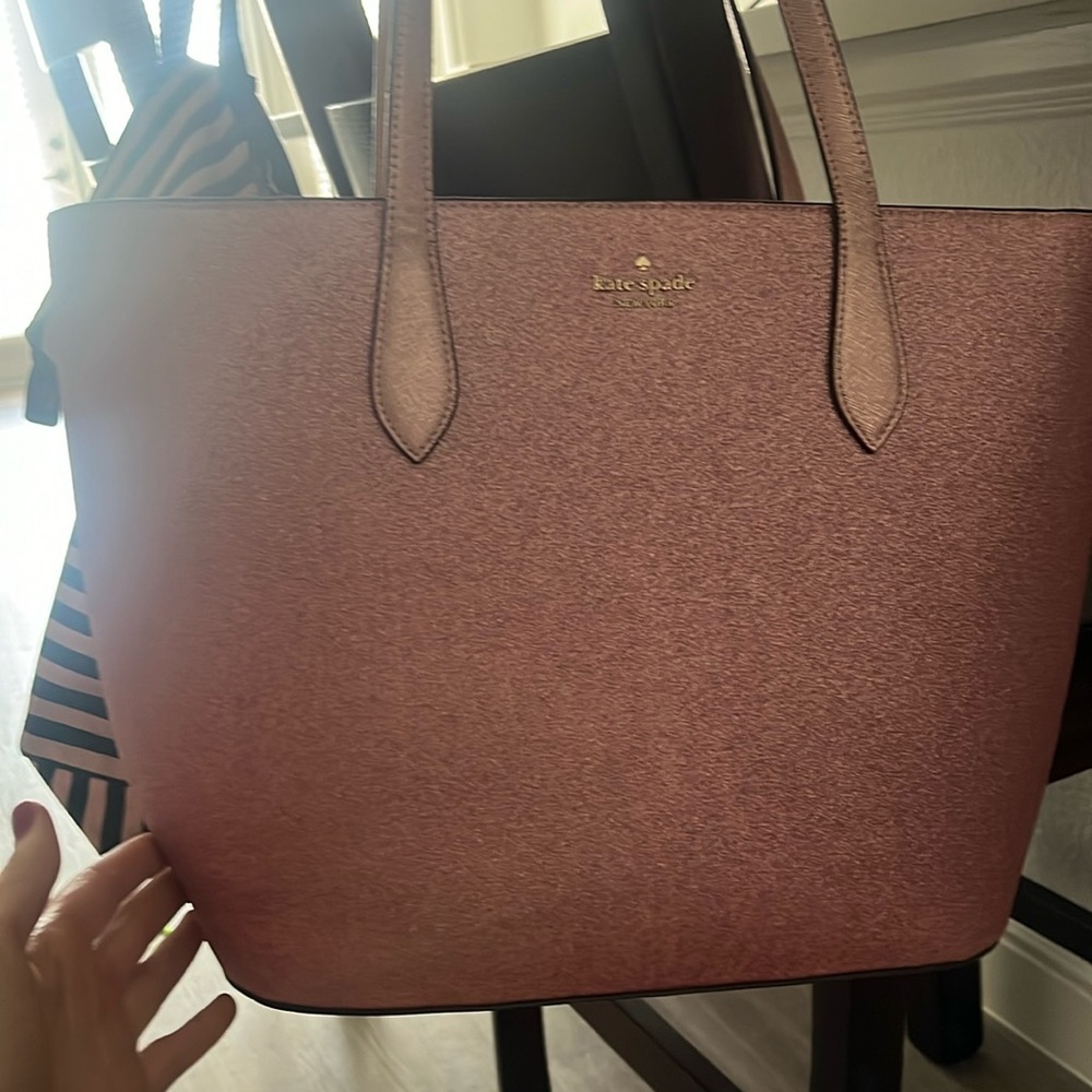 Kate spade pink shimmer large tote